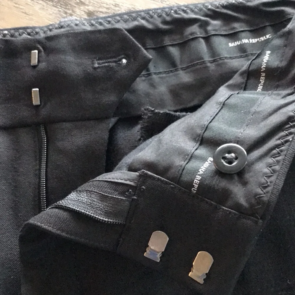 Banana Republic Size 14 Jackson Fit Black Pants - Picture 4 of 7